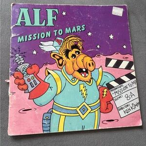 1987 Alf: "Mission to Mars" Book